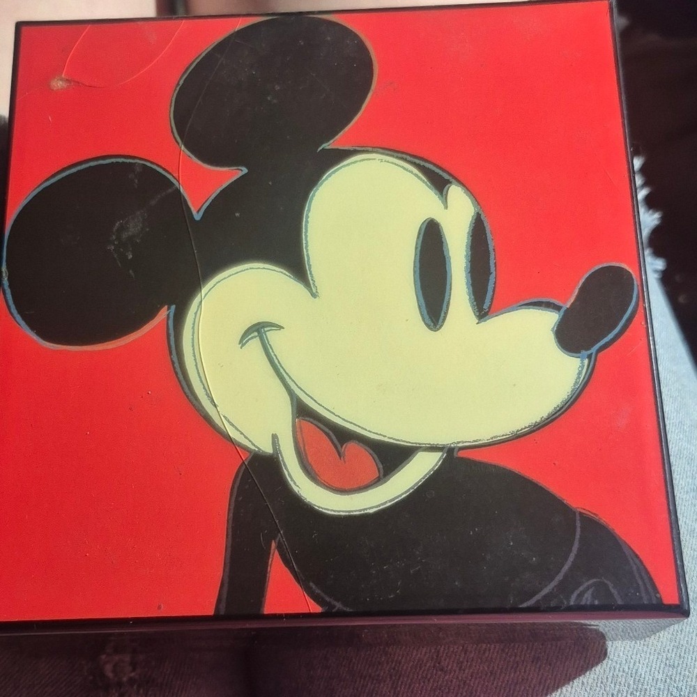 Vintage Linden Andy Warhol Mickey Mouse Music Box Myth Series 1995 Disney‎ Red